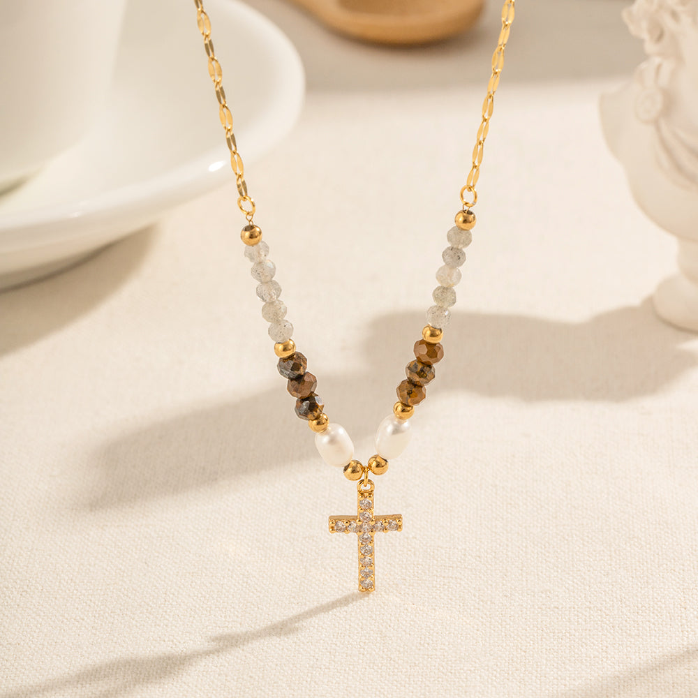 The Diora Cross Necklace