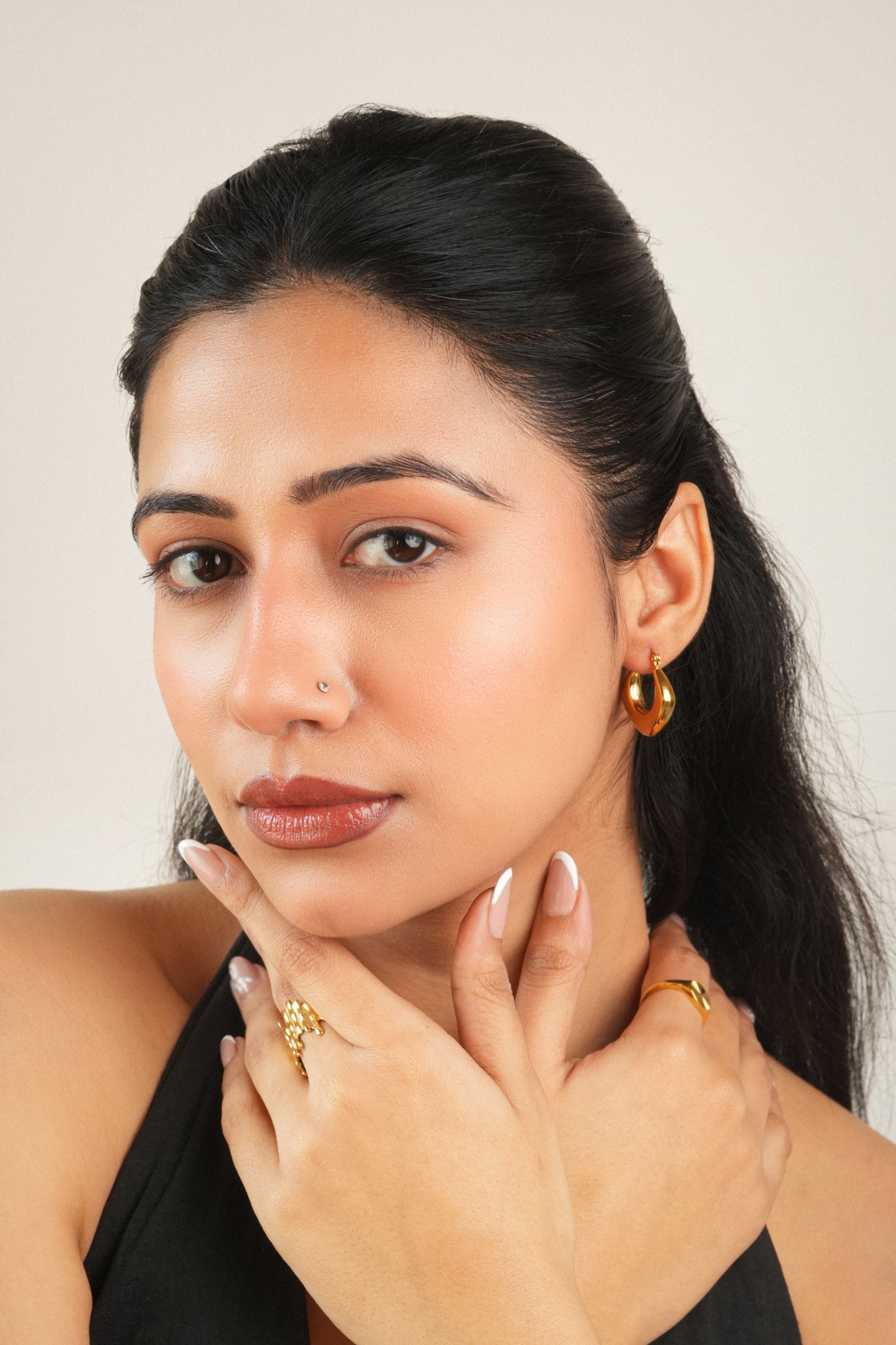 Everyday hoop earrings