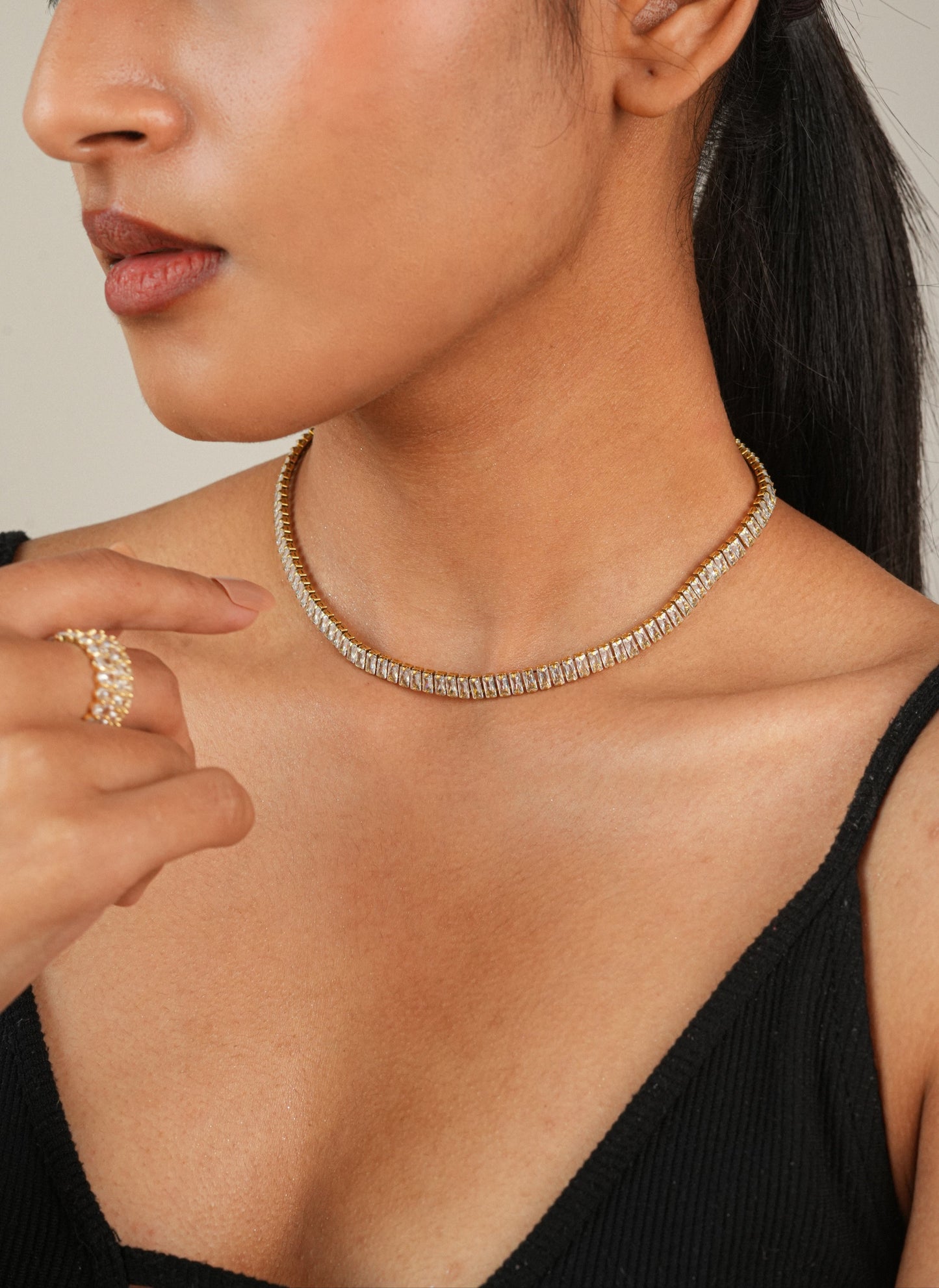 Tennis necklace