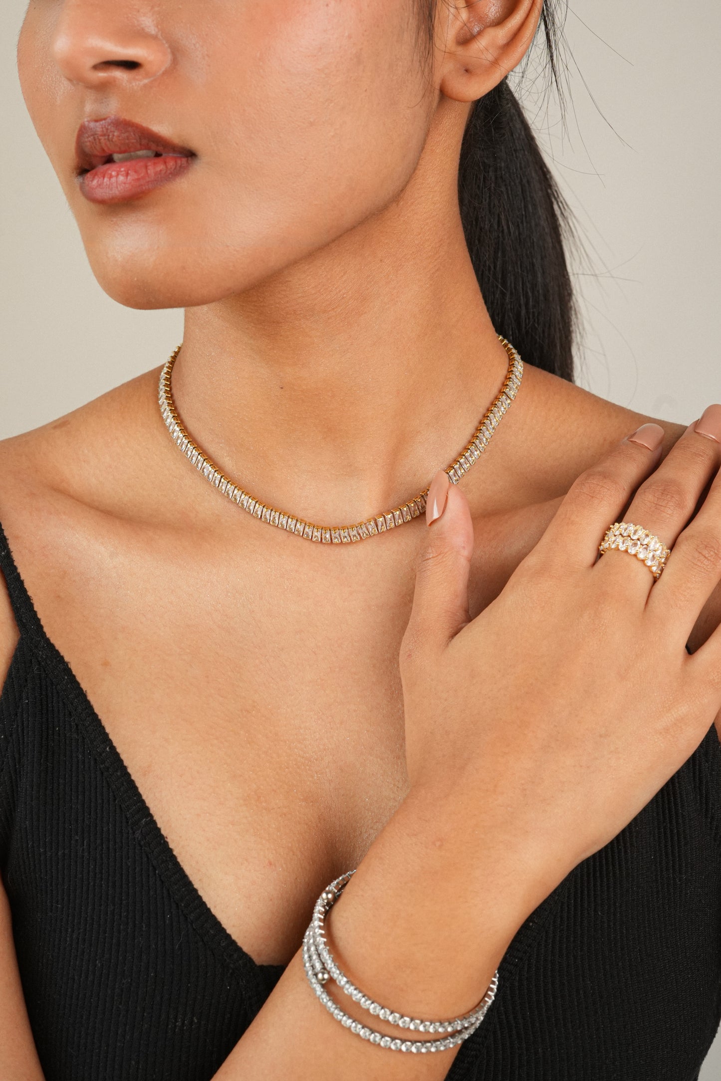 Tennis necklace