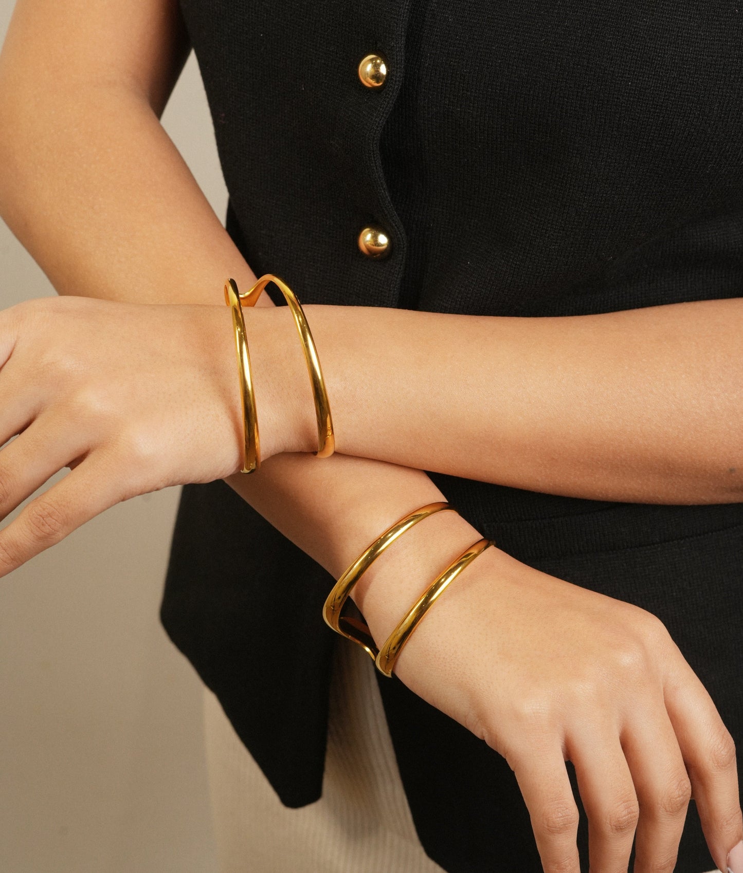 The Amirah cuff bangle