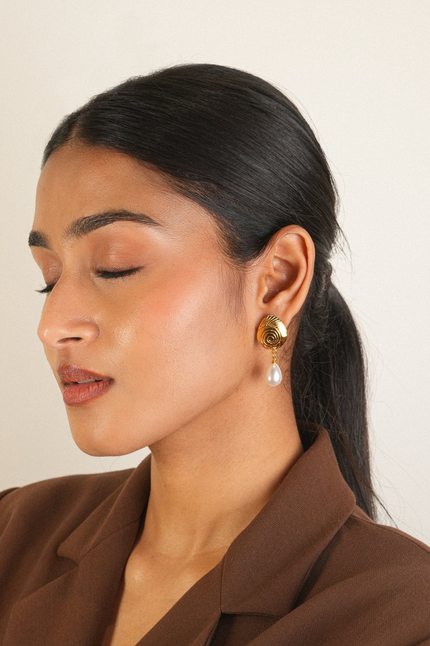 The Zara pearl drop earrings
