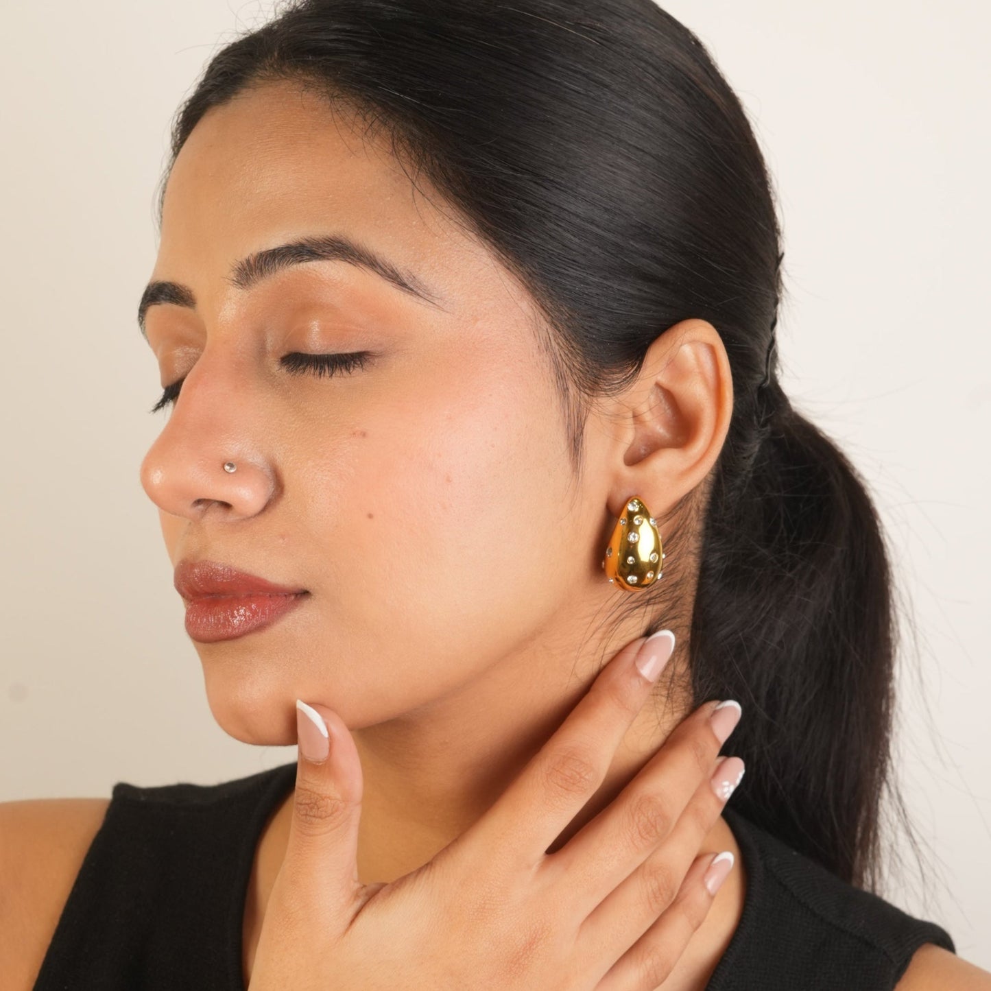 The Noor drop earrings