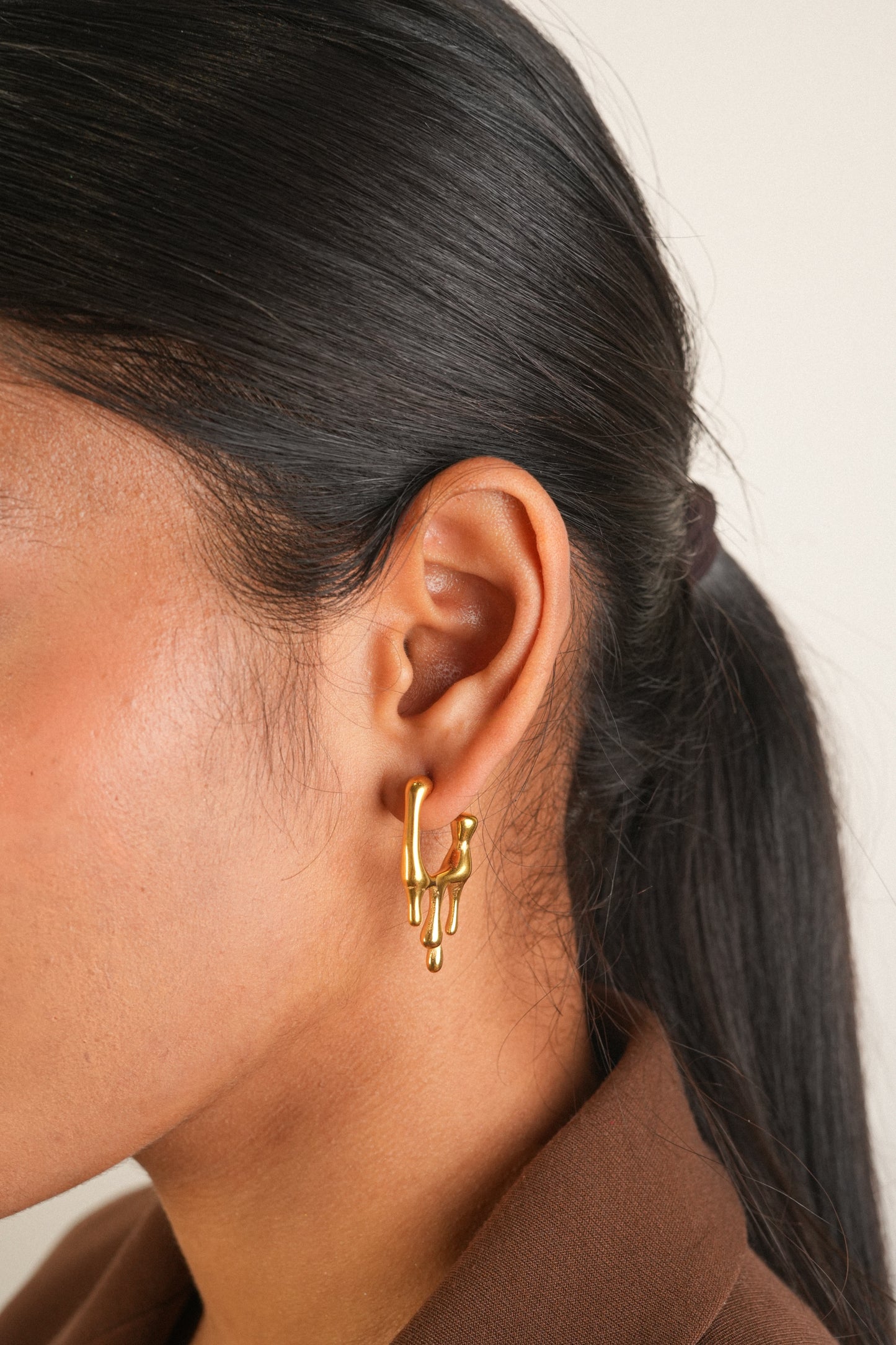 The Lava hoop earrings