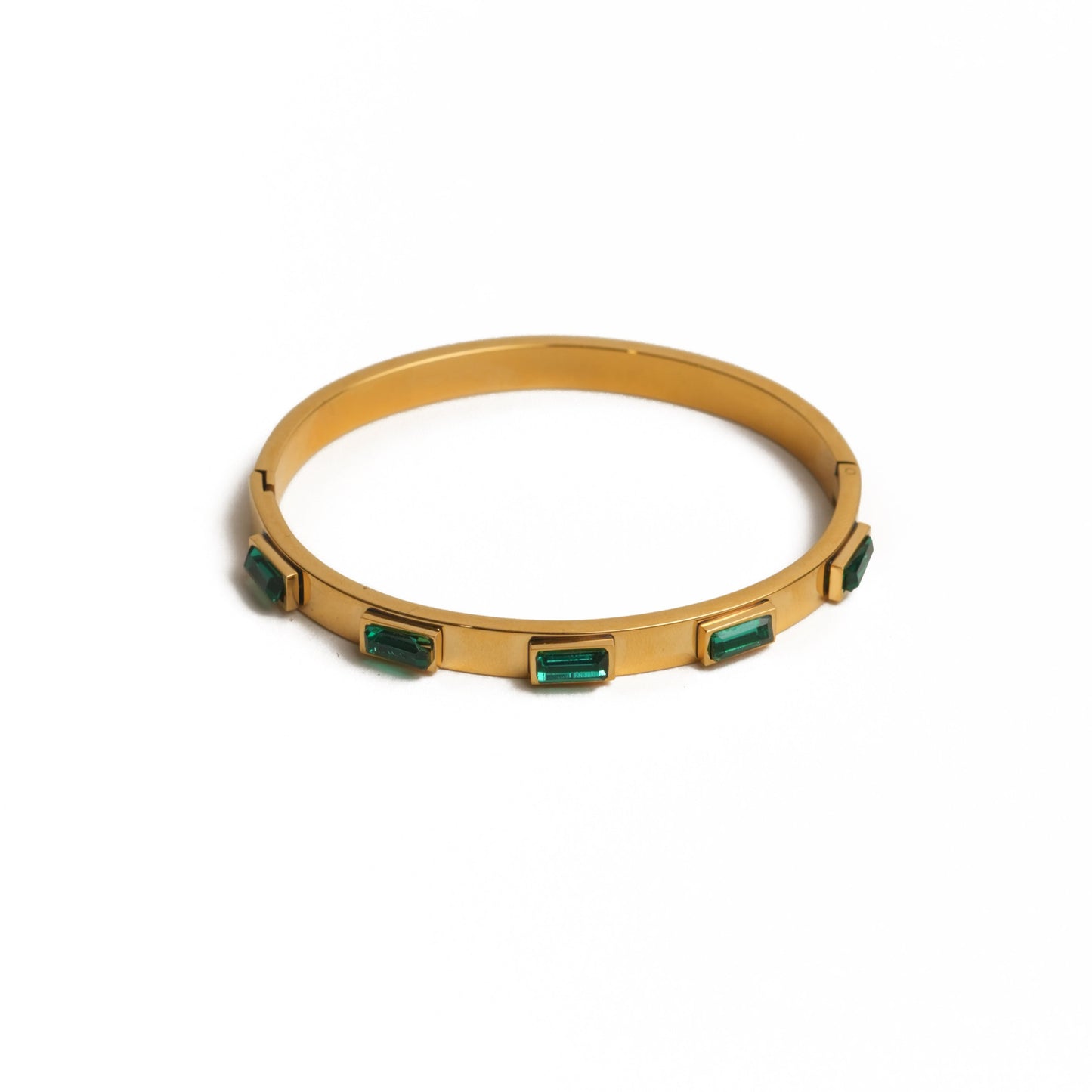 Jade radiance bangle