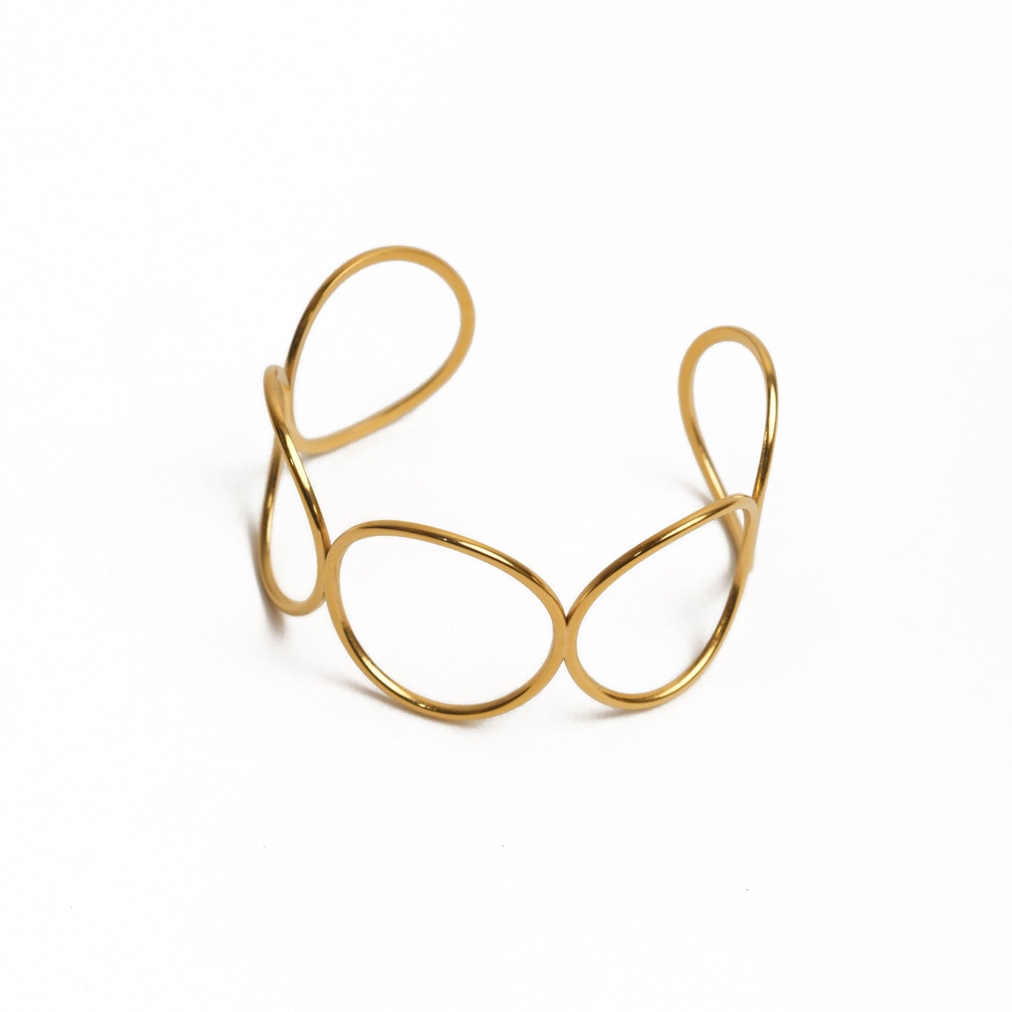 The round cuff bangle
