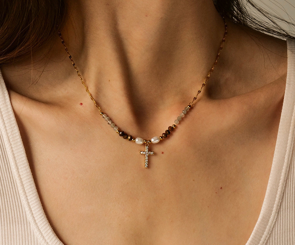 The Diora Cross Necklace