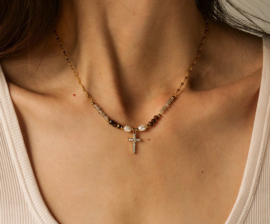 The Diora Cross Necklace