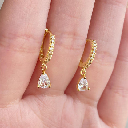 Crystal Drop Earrings